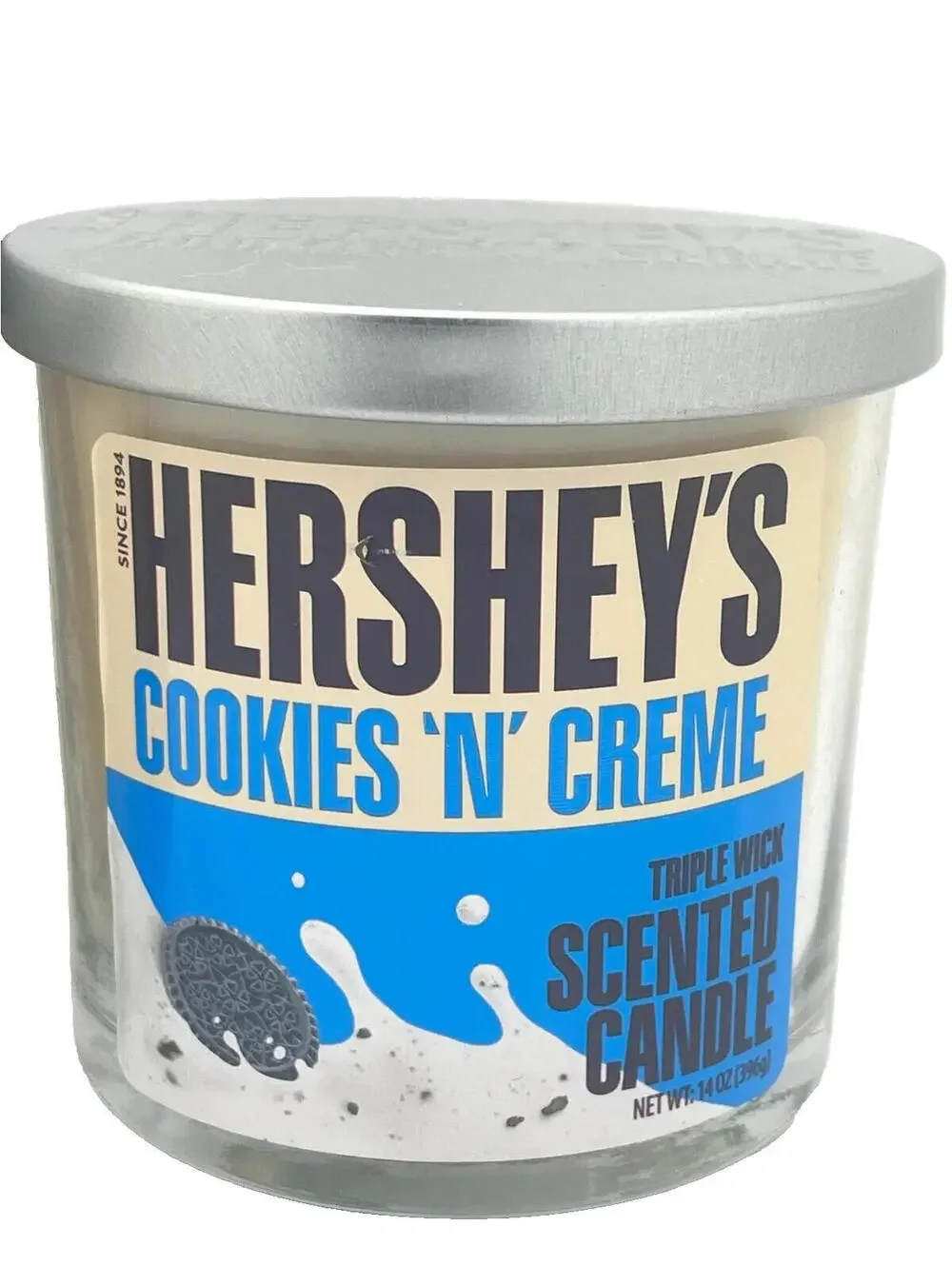 Hershey's Scented Candle Triple Wick Cookies 'N' Creme Scented Candle - 2 PACK